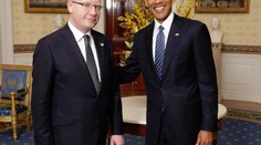 Sobotka povečeřel s americkým prezidentem. Mluvili o terorismu