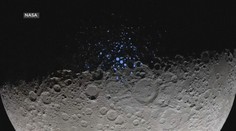 Satelity NASA zachytily molekuly vody na Měsíci tam, kde svítí Slunce