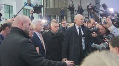 Kandidát na prezidenta Petr Pavel přijel do volebního štábu