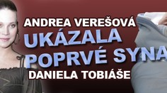 Andrea Verešová POPRVÉ ukázala syna Daniela Tobiáše