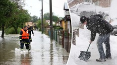 VÝSTRAHA: Na východě hrozí povodně, na západě sněžení