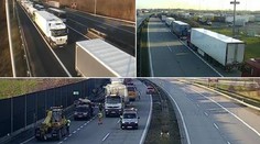 Vážná nehoda zablokovala dálnici D1 u Bohumína! Zemřel řidič dodávky