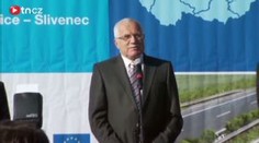 Část Pražského okruhu otevřena. Klaus se špičkoval s Bártou