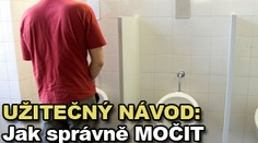 UŽITEČNÝ NÁVOD: Jak správně MOČIT na pánských záchodcích