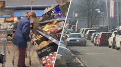 Přeplněná parkoviště a dlouhé fronty! Lidé vzali obchody útokem