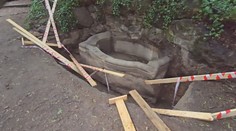 V Jihlavě našli vzácnou historickou kašnu. Může být stará stovky let