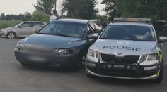 V Budějovicích boural mladík bez řidičáku, nadýchal 3,6 promile