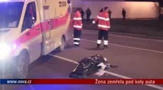 EXKLUZIVNÍ VIDEO: Praha: Žena zemřela pod koly auta