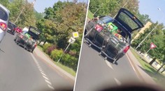 VIDEO: Nákup si ve vozících odtáhl za autem. To jsem ještě neviděl, diví se expert
