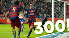 Kanonýr Messi pokořil další metu. Podívejte se na jeho 300 gólů!