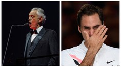 Bocelli věnoval svou poslední árii Federerovi, Švýcara tím dohnal k slzám