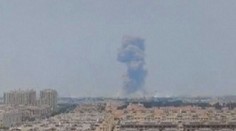 Obří exploze v Číně. Chemičku pohltily plameny, valí se oblaka dýmu