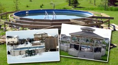 Otec se synem úžasně přestavěli starý bazén! Překvapili i sousedy