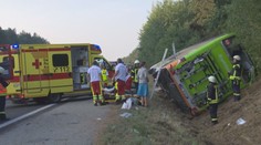 Vážná nehoda Flixbusu z Prahy! Zranilo se přes 30 cestujících, tři těžce