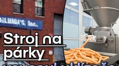 Stroj na párky vcucnul uklízeče