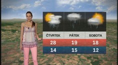 Dnes bude až 29 °C, deštníky doma ale určitě nezapomeňte
