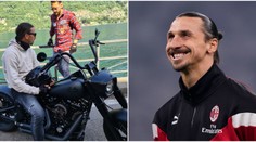 Zranění? Není problém! Zlatan osedlal harleye a vyrazil do přírody