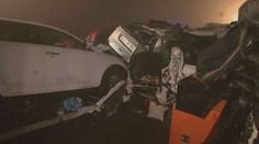 VIDEO: Největší nehoda v historii Slovinska, bouralo přes 70 aut