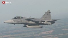 Český vzdušný prostor narušil letoun, gripeny ho donutily přistát