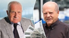Václava Klause sponzoruje muž, kterému dal milost! Posílá miliony