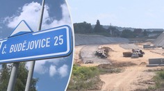Stavba dálničního tunelu u Českých Budějovic výrazně omezila dopravu