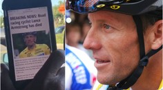 Armstrong zemřel, psala média. Cyklista byl živý a vysmál se jim!