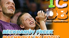 Beckhamův prcek machroval na pódiu