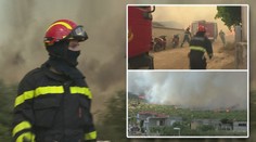 Děsivé video z Chorvatska: Lesy u Splitu zachvátil požár, šlo o život