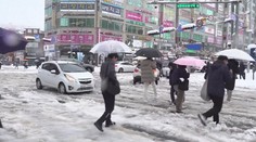 Jihokorejský Soul zasáhla sněhová bouře. O život přišli nejméně čtyři lidé