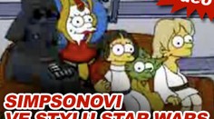 Simpsonovi ve stylu Star Wars na videu