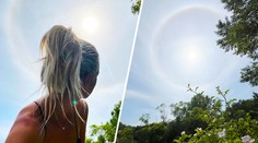 Moravany překvapil úkaz na obloze. Kolem slunce se vytvořilo halo