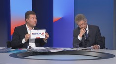 Vystrčil a Okamura se ve studiu pohádali. V debatě padla ostrá slova o Putinovi