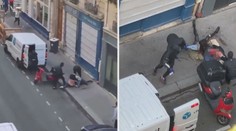 Šílené video přímo z ulice: Gang chtěl unést těhotnou dceru podnikatele
