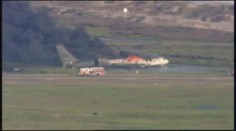 VIDEO: Černý dým všude! Exploze letadla v Kalifornii