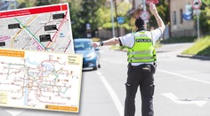 Uzavírky a omezení: V Praze oslavy 17. listopadu zatopí řidičům