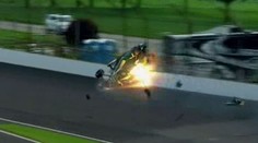 VIDEO: Drsná nehoda v Indycar, formule si hrála na letadlo