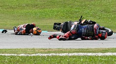 Hrůzostrašná nehoda v MotoGP. Miller narazil hlavou do motorky soupeře