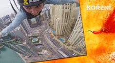 Adrenalinový a dechberoucí průlet nad městem plným luxusu