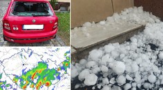 ON-LINE: V ČR řádí bouřky! Padají kroupy jako vajíčka, hrozí i povodně