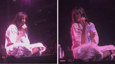 VIDEO: Billie Eilish dostala ránu do obličeje, na koncertě ji udeřil fanoušek