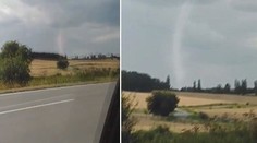Tornádo na Olomoucku! Lidi vyděsil velký vzdušný vír. VIDEO