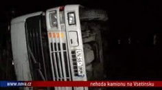 VIDEO:Kamion s nebezpečným nákladem blokuje dopravu na Vsetínsku