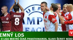 Slavia se o Ligu mistrů nejspíš porve v Moldávii, Spartu čeká Panathinaikos