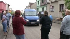 Zablokovali silnici v Budějovicích, nechtějí kamiony