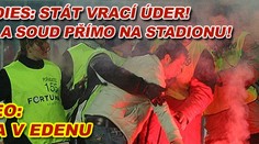 Vězeňská cela a soud přímo na stadionu!