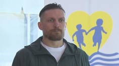 Boxerský šampion Oleksandr Usyk promluvil v Hradci Králové