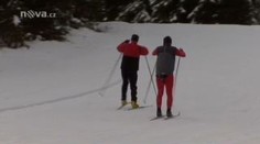 Běžkaři si užili bílých hřebenů, sjezdovkáři měli smůlu