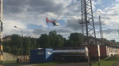 Dívka (13) lezla na vagon, zasáhl ji výboj. Do špitálu ji odvezl vrtulník!