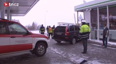 NEHODA na D1: Řidička nabourala do benzínky!
