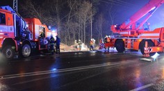 Sněžení zkomplikovalo dopravu, na jihu Čech se převrátila cisterna!